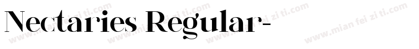 Nectaries Regular字体转换